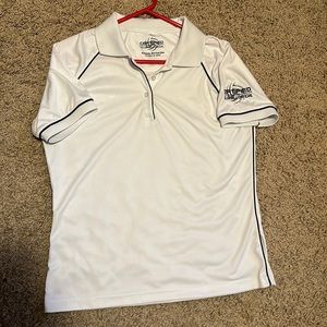 Certified Volleyball Ref Shirt - ladies size large, white.